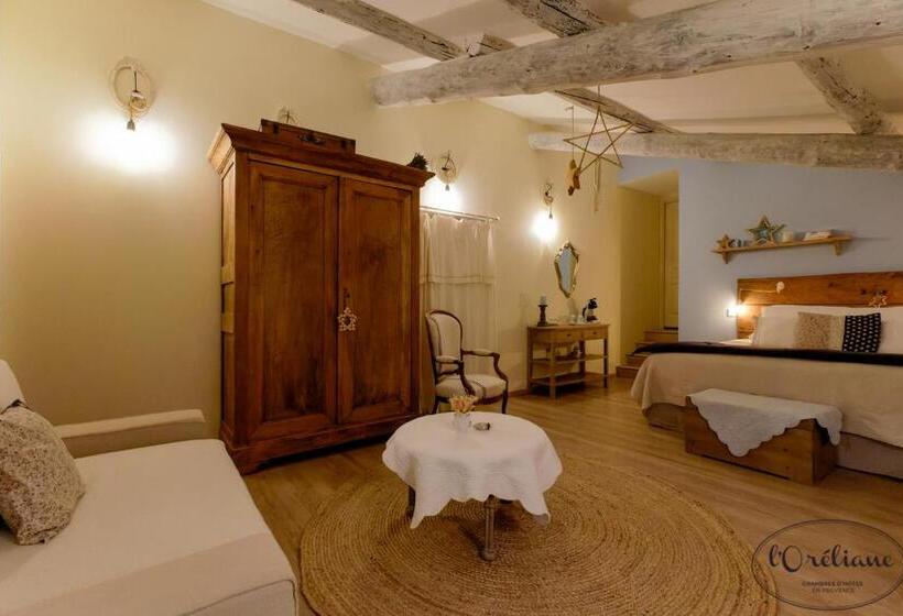 سوئیت با تخت بزرگ, Chambres D Hôtes L Oréliane En Provence Spa Bien être