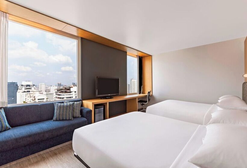 اتاق استاندارد با 2 تخت دوبل, Aloft Bangkok Sukhumvit 11
