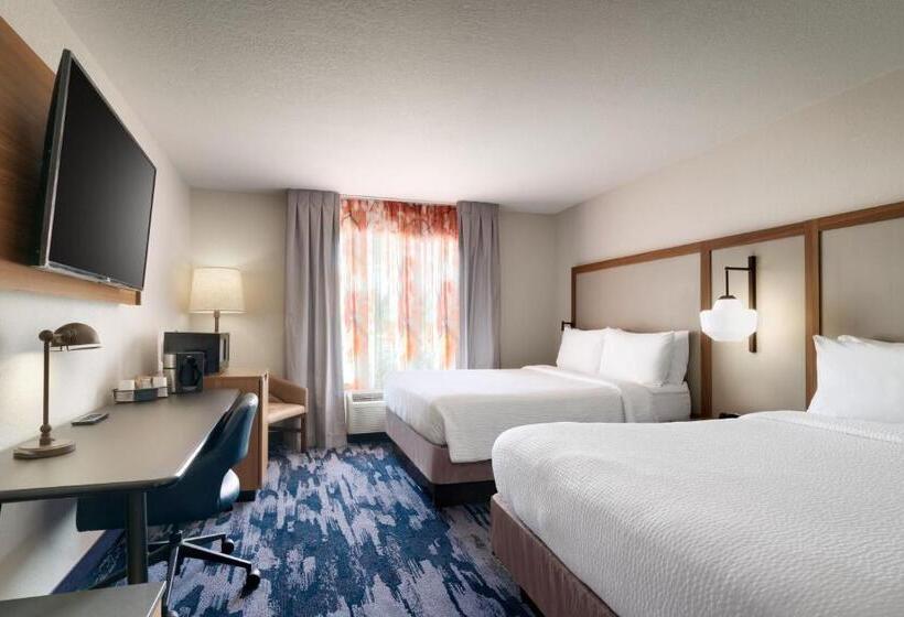 اتاق استاندارد با 2 تخت دوبل, Fairfield Inn & Suites Yakima