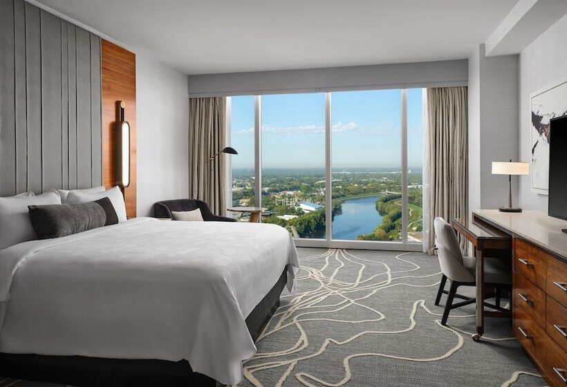 Quarto Standard Cama Casal para Deficientes, Jw Marriott Indianapolis