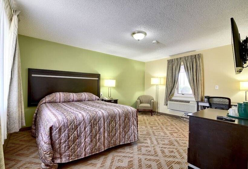 اتاق استاندارد با تخت دو نفره بزرگ, Roosevelt Inn And Suites Saratoga Springs