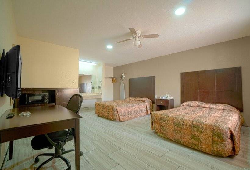 اتاق استاندارد با 2 تخت دوبل, Texas Inn San Benito Near Harlingen