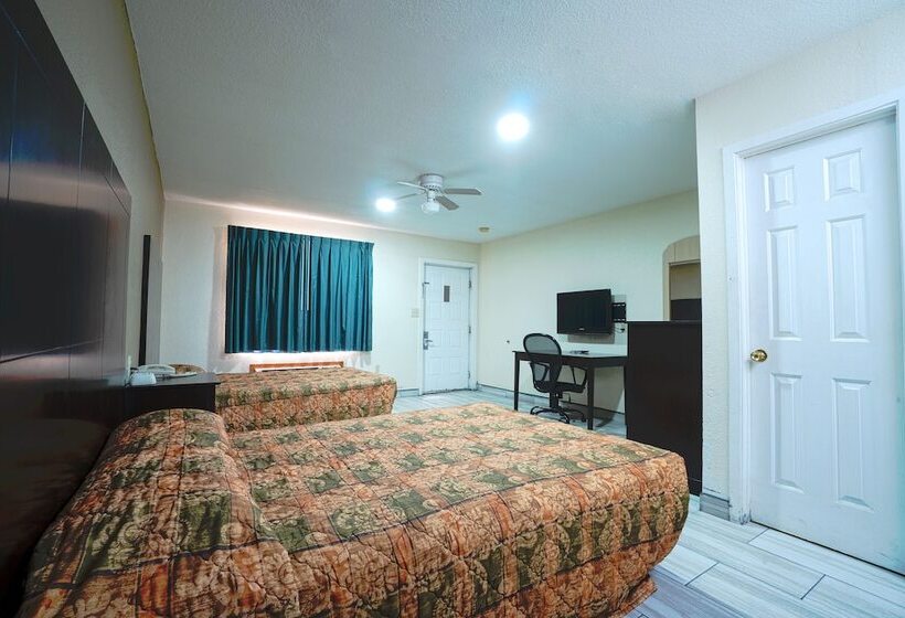 اتاق استاندارد با 2 تخت دوبل, Texas Inn San Benito Near Harlingen