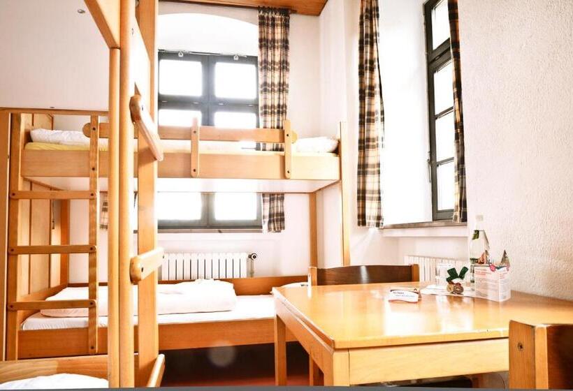 اتاق استاندارد چهارنفره با سرویس بهداشتی مشترک, Youth Hostel Würzburg