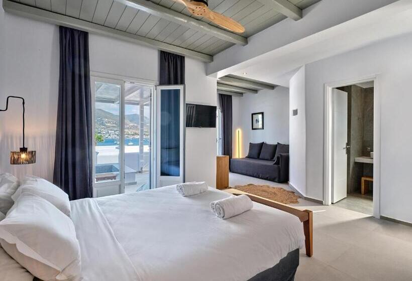 小型套房带海景, Parian Village Beach Hotel   Adults Only
