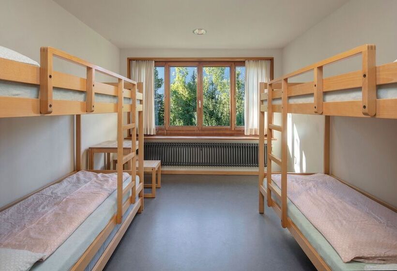 Bed in Shared Room with Shared Bathroom, Grindelwald Youth Hostel