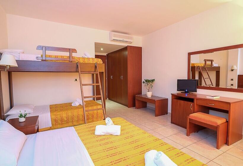 Standard Quadruple Occupancy Room with Pool View, Calypso