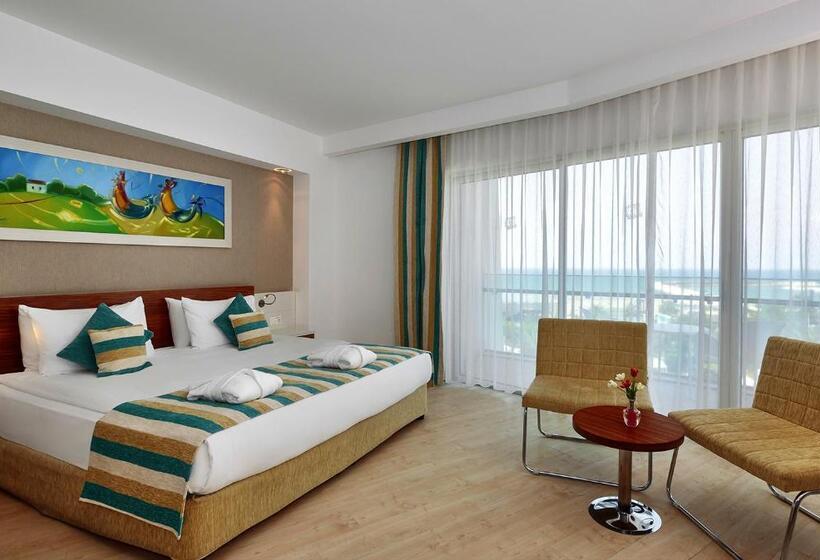 اتاق سوپریور با چشم‌انداز دریا, Sunis Evren Beach Resort  & Spa