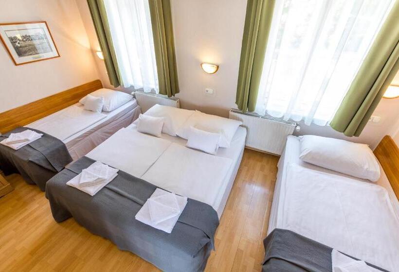 اتاق استاندارد چهار تخته, Budapest Csaszar