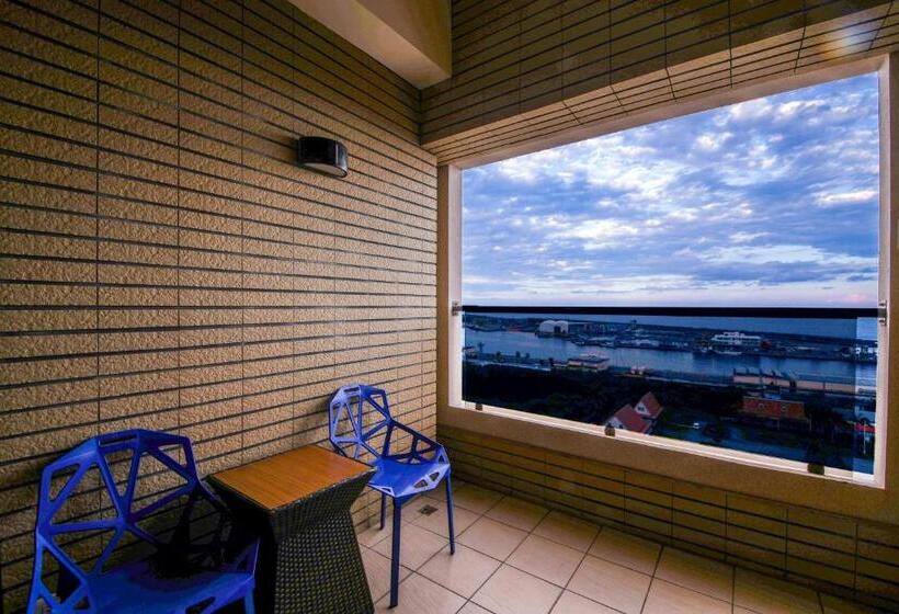 اتاق استاندارد با چشم‌انداز دریا, Fullon Hotel Hualien