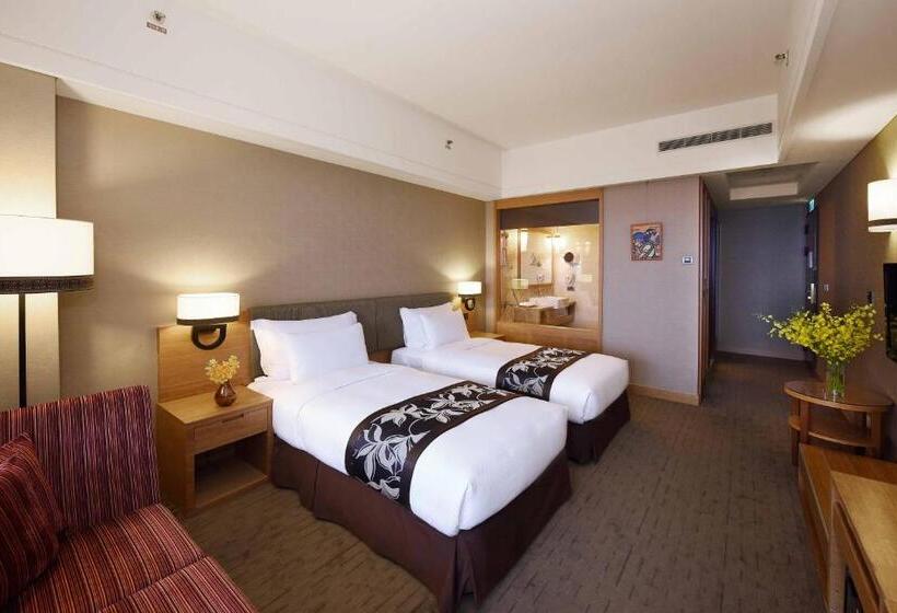 اتاق استاندارد با چشم‌انداز دریا, Fullon Hotel Hualien