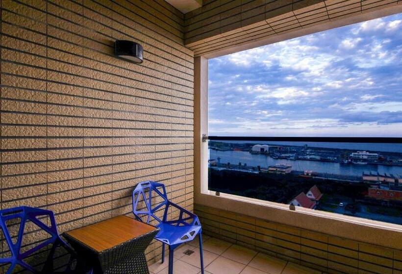 اتاق استاندارد با چشم‌انداز دریا, Fullon Hotel Hualien