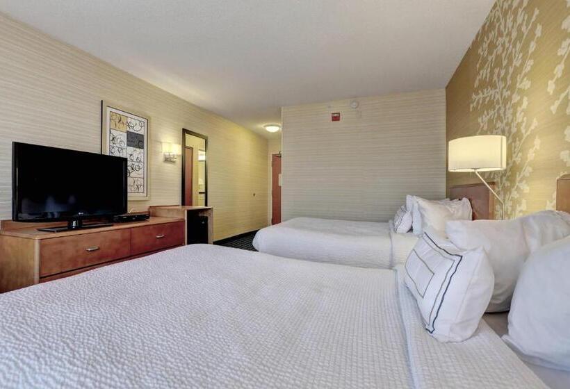 اتاق استاندارد با 2 تخت دوبل, Fairfield Inn & Suites Edisonsouth Plainfield
