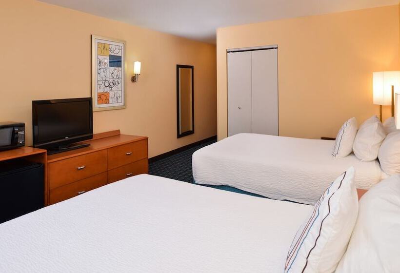 اتاق استاندارد با 2 تخت دوبل, Fairfield Inn & Suites Fort Wayne