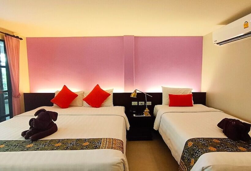اتاق استاندارد سه تخته با چشم‌انداز باغ, Chaweng Garden Beach Resort   Sha Plus
