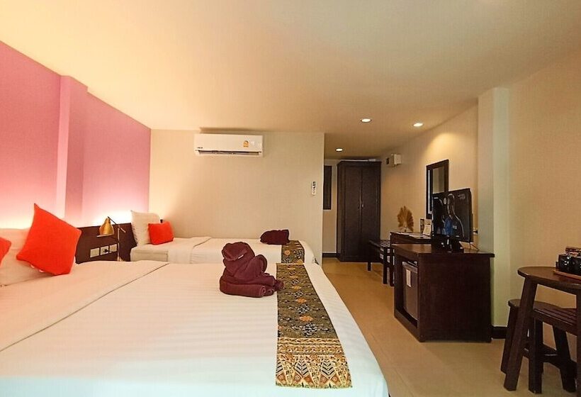 اتاق استاندارد سه تخته با چشم‌انداز باغ, Chaweng Garden Beach Resort   Sha Plus