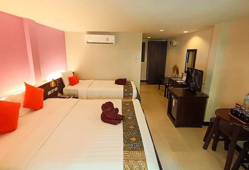 اتاق استاندارد سه تخته با چشم‌انداز باغ, Chaweng Garden Beach Resort   Sha Plus