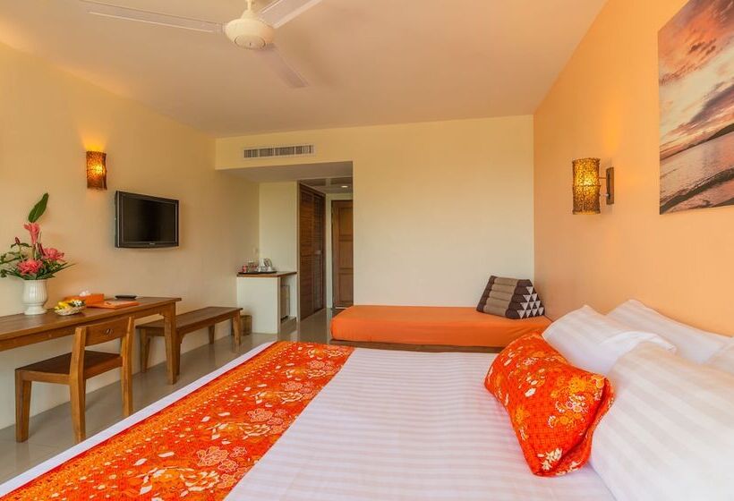 اتاق لوکس با چشم‌انداز دریا, Srisuksant Resort