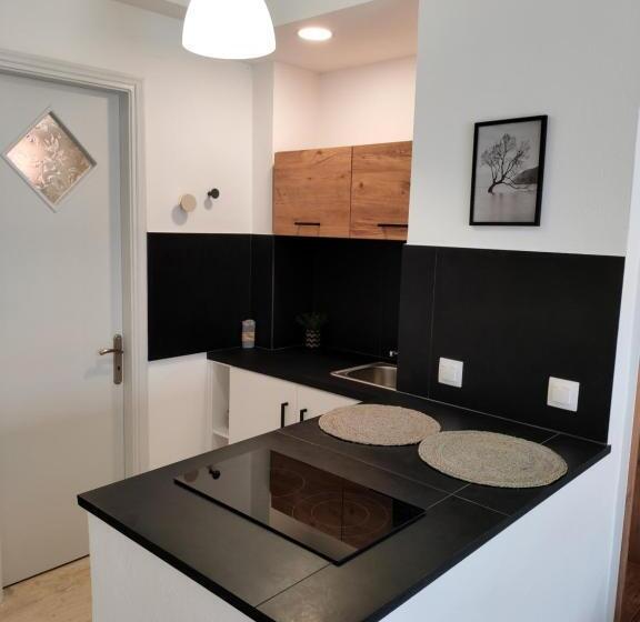 استودیو استاندارد با چشم‌انداز استخر, Valentinos Apartments