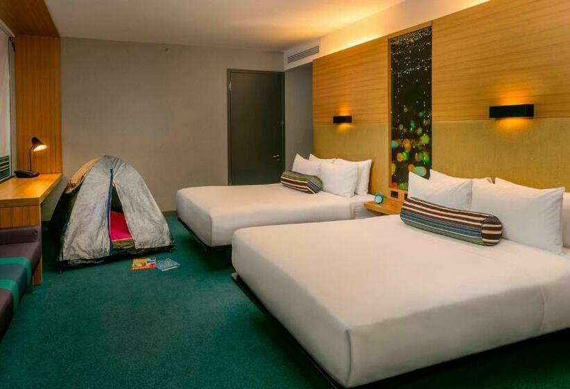 اتاق استاندارد با 2 تخت دوبل, Aloft Bogota Airport