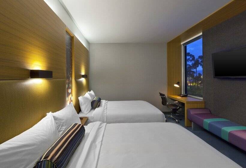 اتاق استاندارد با 2 تخت دوبل, Aloft Bogota Airport