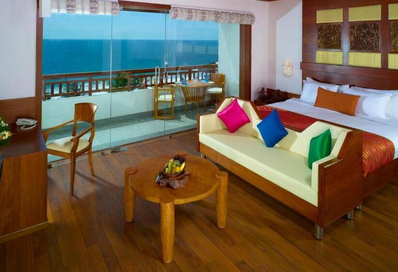 اتاق استاندارد با چشم‌انداز دریا, Gokulam Grand Turtle On The Beach