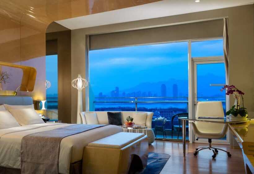 Habitación Deluxe con Vistas, Wyndham Grand Qingdao