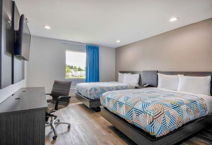 اتاق استاندارد با 2 تخت دوبل, Motel 6sulphur, La