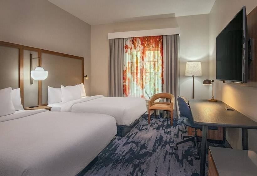 اتاق استاندارد با 2 تخت دوبل, Fairfield Inn & Suites By Marriott Brunswick Freeport