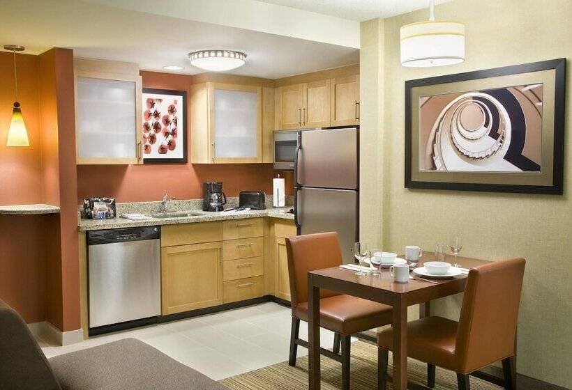 استودیوی استاندارد با تخت دوبل, Residence Inn By Marriott Calgary Airport