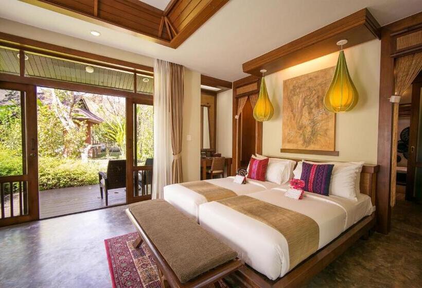 带1个卧室的高档别墅, Sibsan Resort & Spa Maetaeng Sha