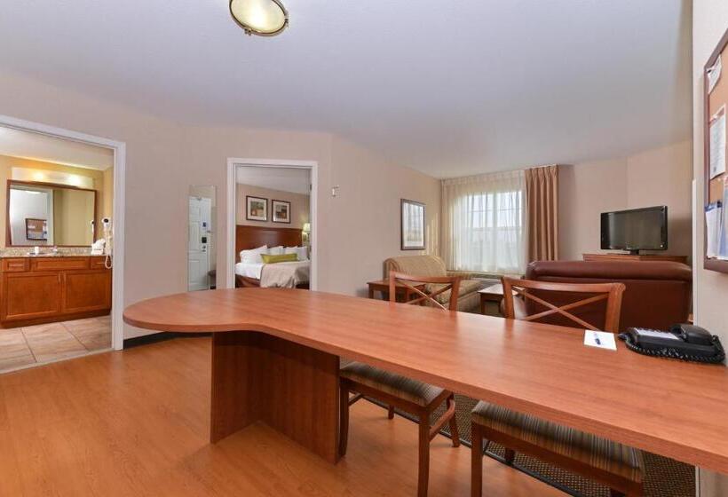 اتاق استاندارد با تخت دو نفره بزرگ برای معلولان, Candlewood Suites Elmira Horseheads, An Ihg