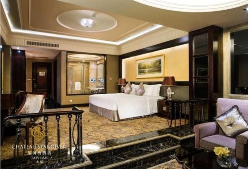 اتاق لوکس با چشم‌انداز استخر, Chateau Star River Taiyuan