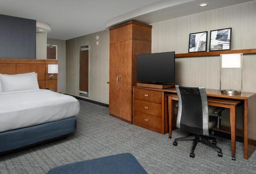 اتاق استاندارد با تخت بزرگ, Courtyard By Marriott Seattle Kirkland