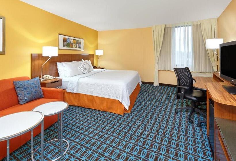 اتاق استاندارد با تخت بزرگ, Fairfield Inn & Suites Chicago Lombard