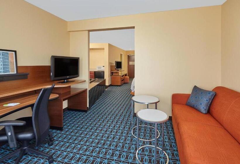 سوئیت با تخت بزرگ, Fairfield Inn & Suites Chicago Lombard