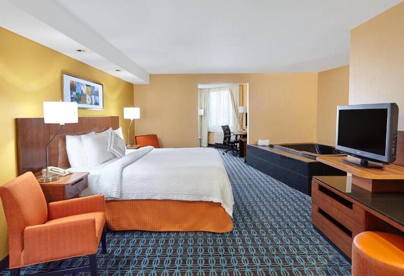 سوئیت با تخت بزرگ, Fairfield Inn & Suites Chicago Lombard