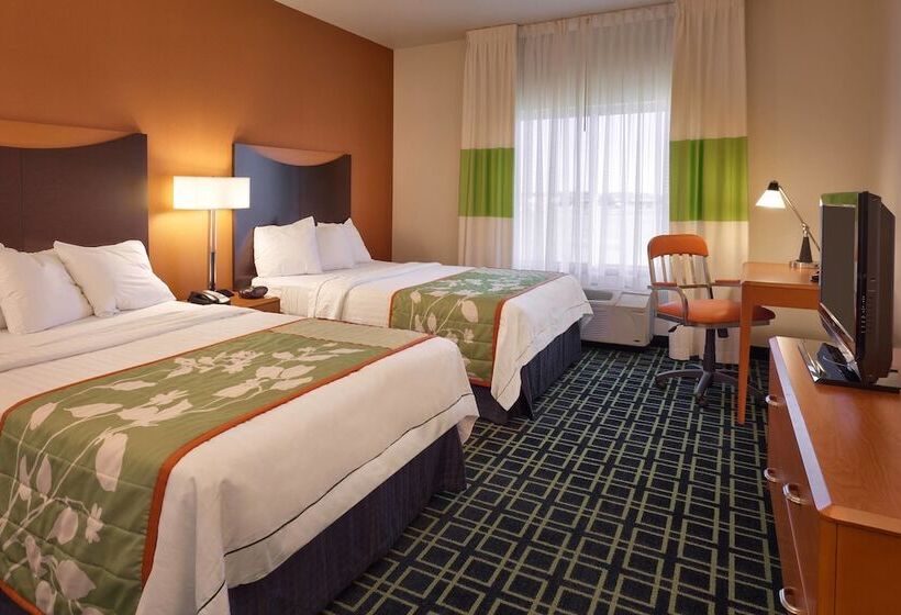 غرفه قياسيه سريرين مزدوجين, Fairfield Inn & Suites Laramie