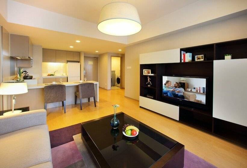 Apartamento Deluxe 1 Dormitorio, Somerset Heping Shenyang