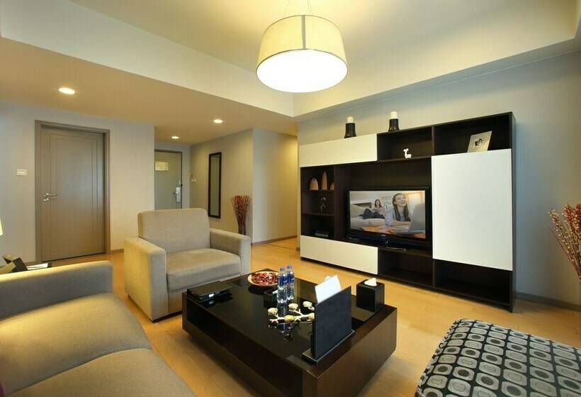 Apartamento Deluxe 2 Dormitorios, Somerset Heping Shenyang