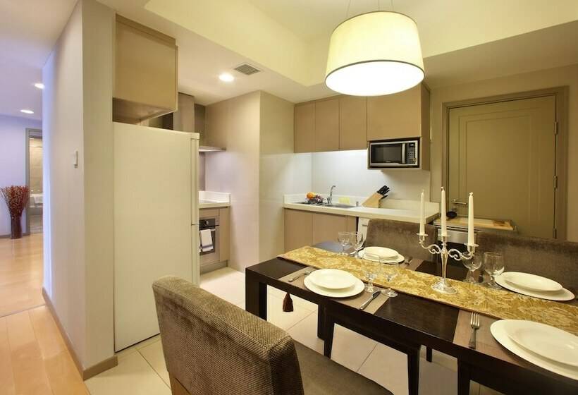 Apartamento Deluxe 2 Dormitorios, Somerset Heping Shenyang