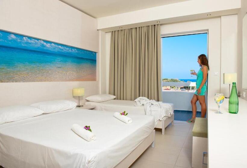 디럭스 룸 바다 전망, Lindos White Hotel & Suites