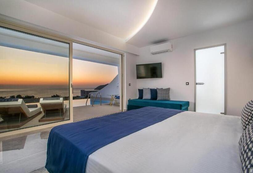 바다 전망 이그제큐티브 스위트, Lindos White Hotel & Suites