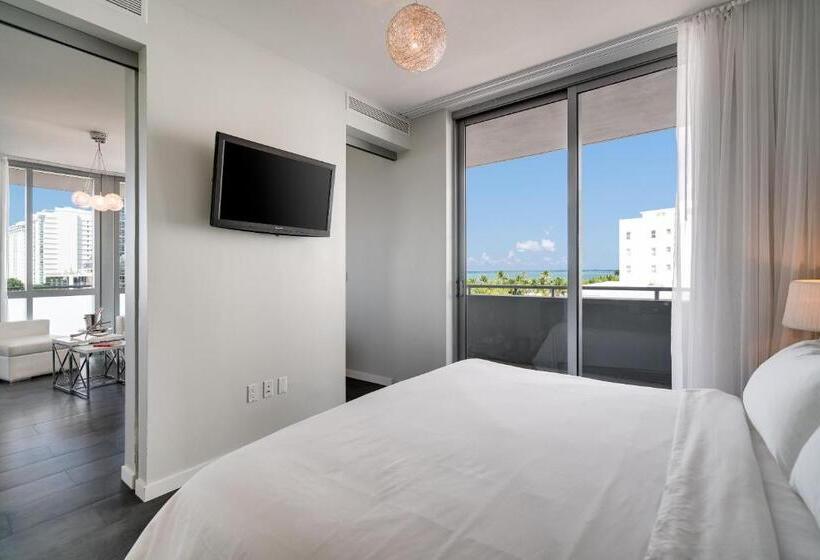 2-Schlafzimmer-Suite mit Balkon, Boulan South Beach