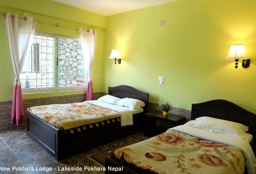 اتاق استاندارد با تراس, New Pokhara Lodge   Pokhara Lakeside