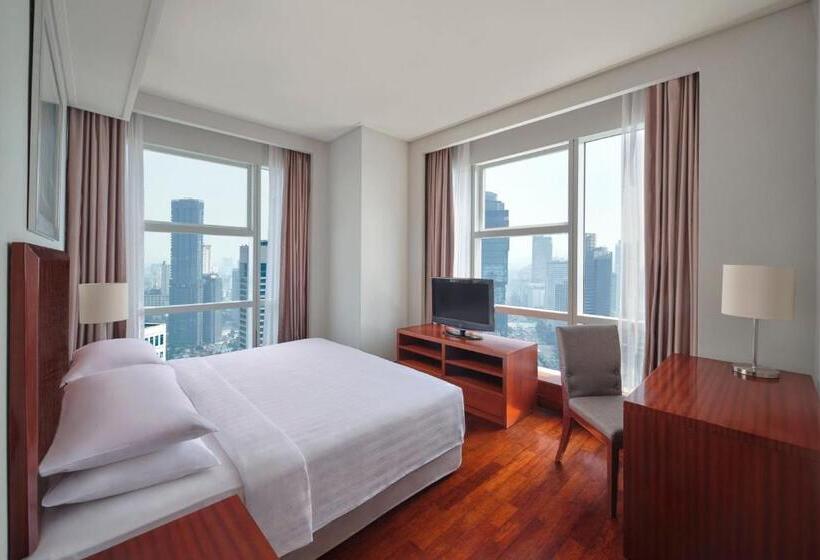 豪华两卧室公寓, The Mayflower, Jakarta Marriott Executive Apartments