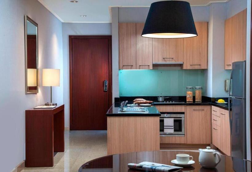 带1个卧室的豪华公寓, The Mayflower, Jakarta Marriott Executive Apartments