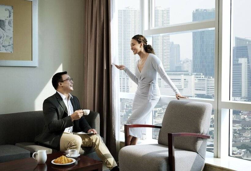 豪华两卧室公寓, The Mayflower, Jakarta Marriott Executive Apartments