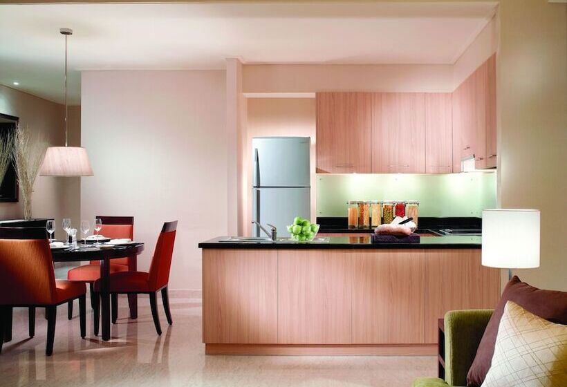 豪华两卧室公寓, The Mayflower, Jakarta Marriott Executive Apartments