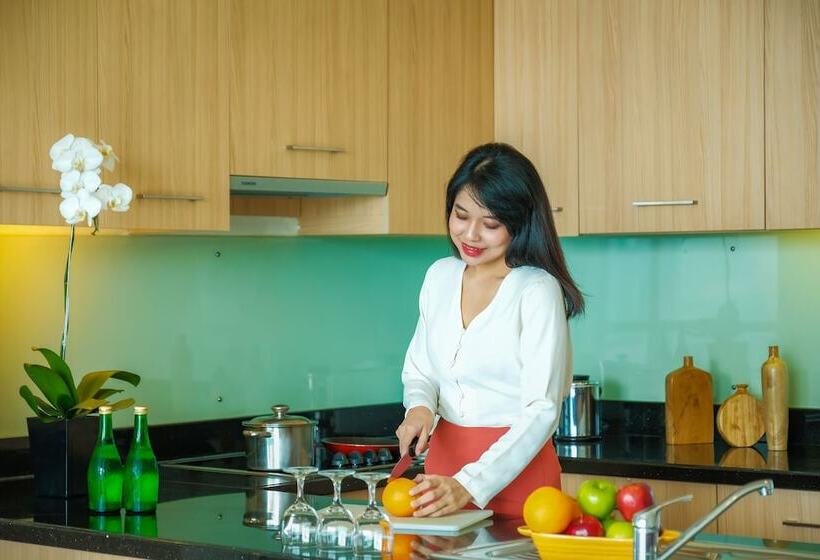带1个卧室的豪华公寓, The Mayflower, Jakarta Marriott Executive Apartments